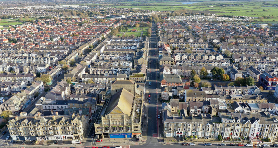 aerial photo of the WestEnd